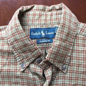 Ralph Lauren Green Dress Shirt Size S